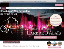 Tablet Screenshot of larbredalais.com